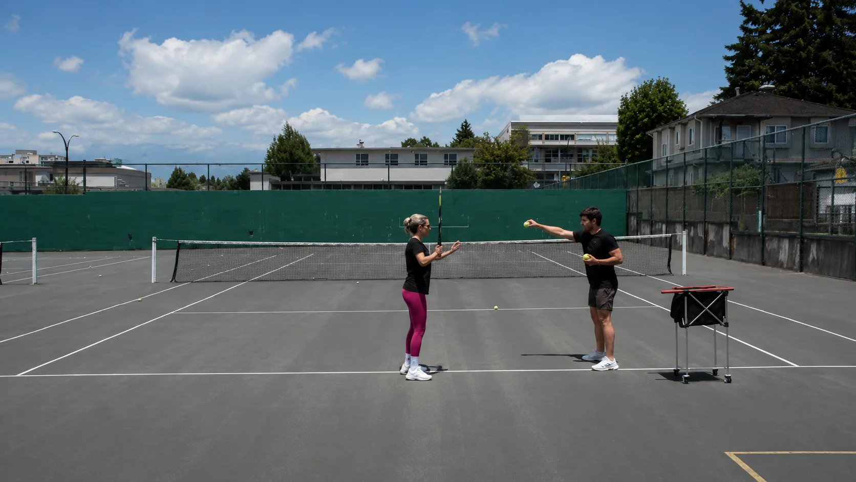 Private tennis lesson Vancouver