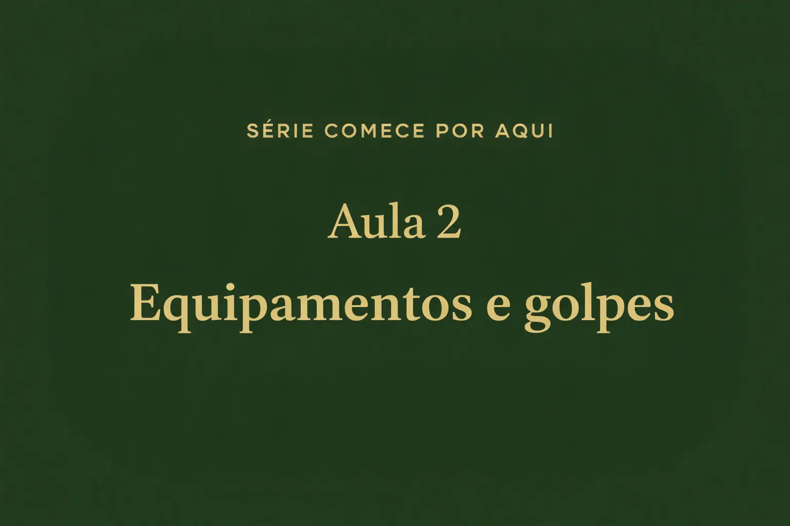 1.2- Principais equipamento e golpes.